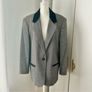 Checkered Blazer